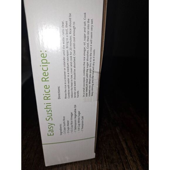 New Sushi Quik Sushi Marker Kitchen Accessory Green and White New in Box Gift - Picture 3 of 3